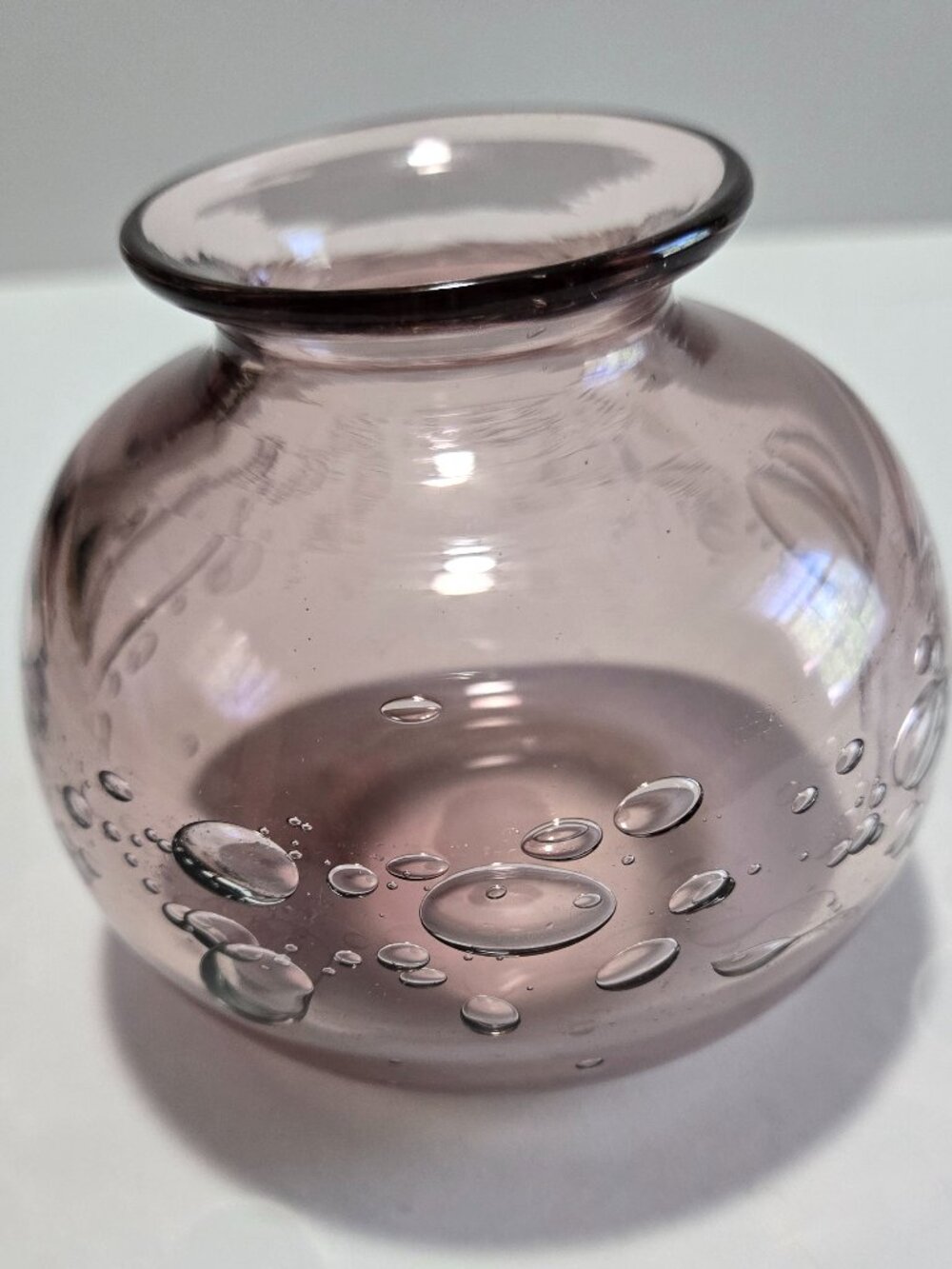 Cranberry Bubble Vase